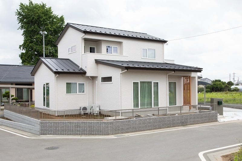 ひとつひとつの空間が広く、解放感のある家