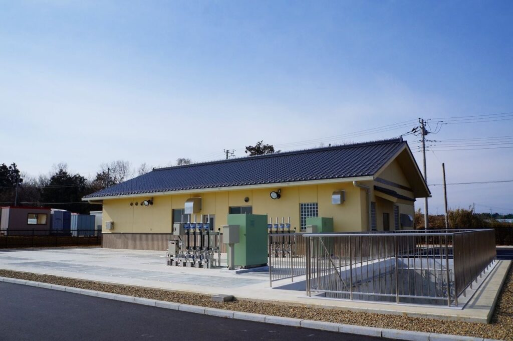 鉾田市農業集落排水処理施設 建築外構工事