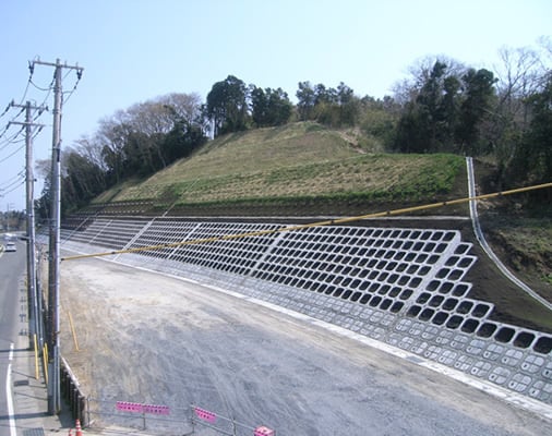大洗町道路改良工事