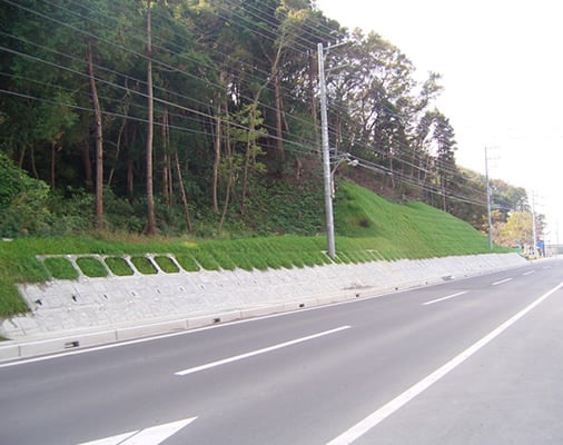 大洗町道路改良工事