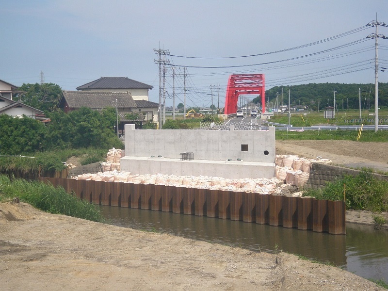 大洗町橋梁下部工事