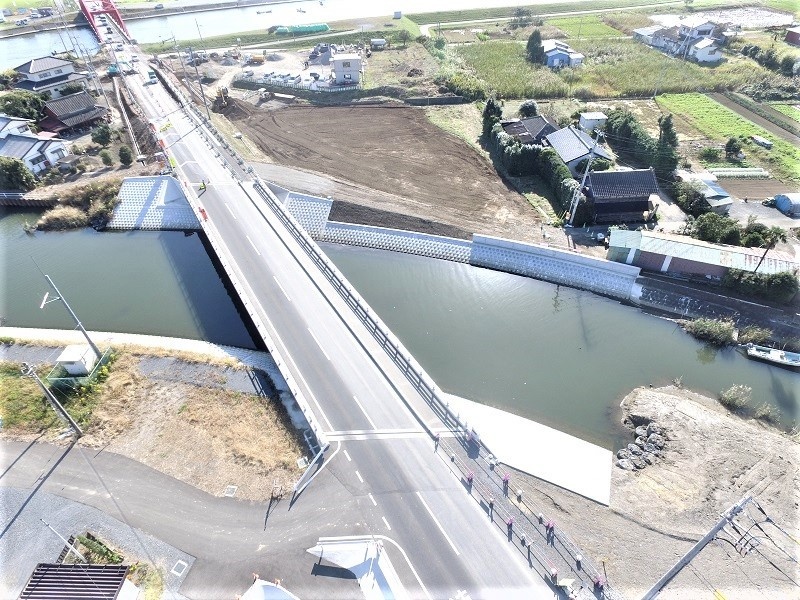 三又橋迂回路撤去工事