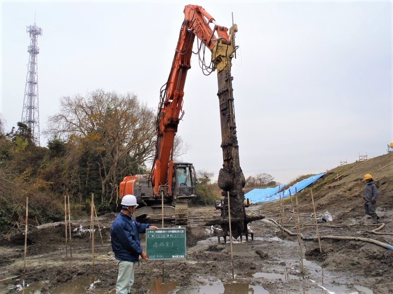 磯道地盤改良工事