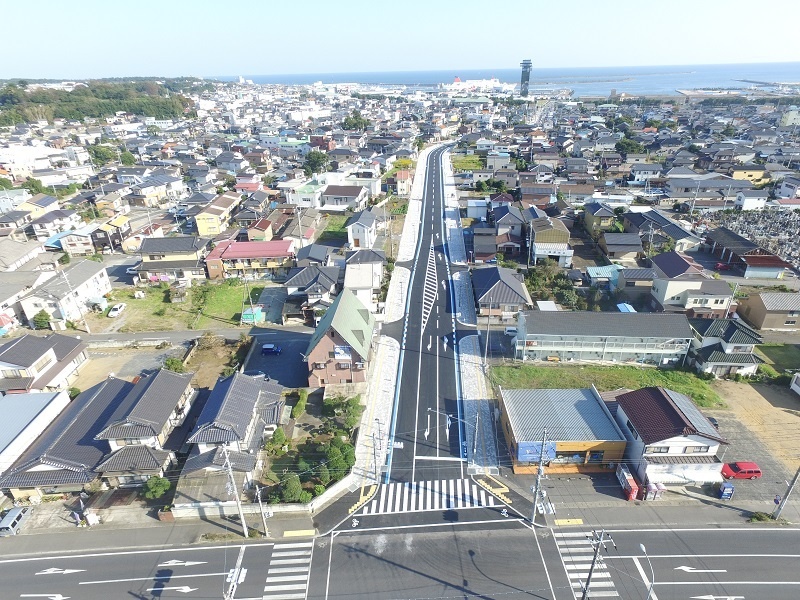 大洗町道路改良工事