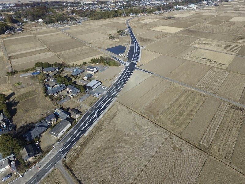 水戸市大場町道路改良工事