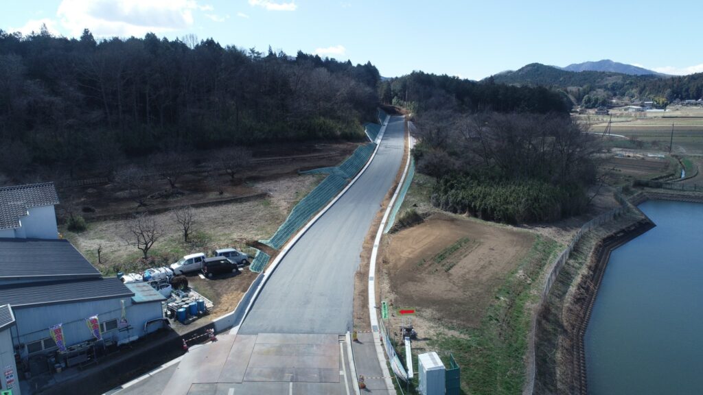 笠間市道路改良工事
